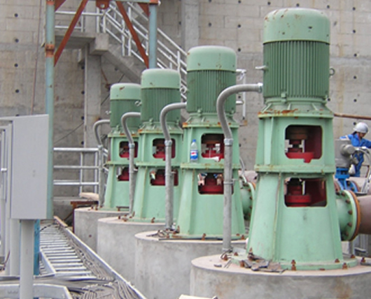 Vertical turbine pump of Xinyang Iron and Steel Project